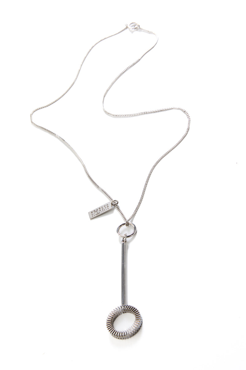 Numeric signature necklace-Silver MM6 MAISON MARGIELA