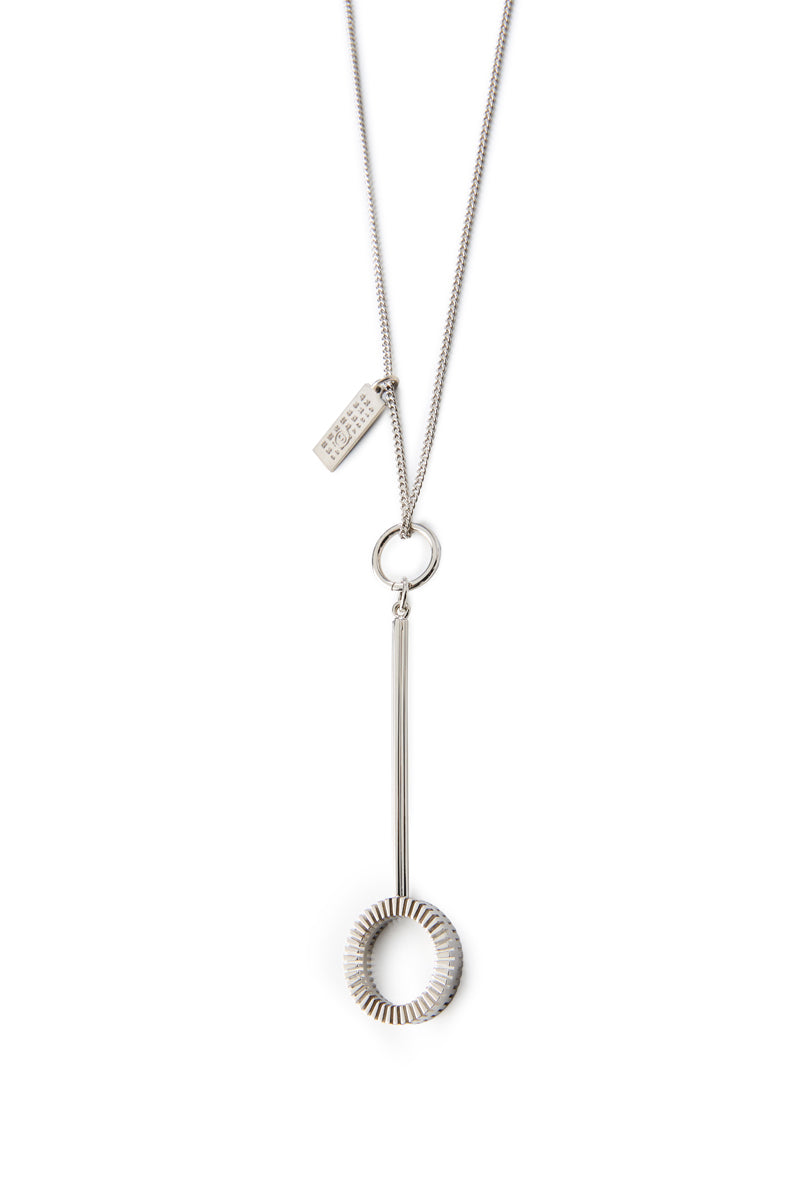 Numeric signature necklace-Silver MM6 MAISON MARGIELA