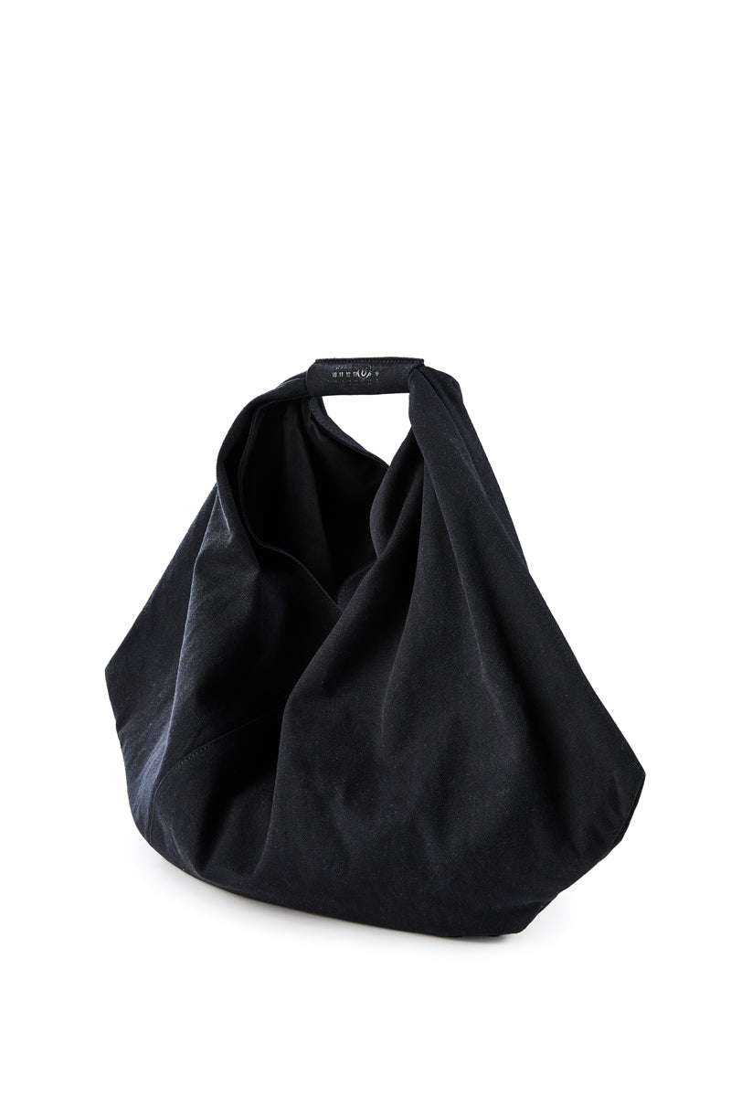 Japanese draped shoulder bag-Black MM6 MAISON MARGIELA