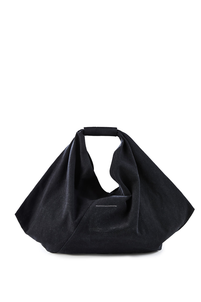 Japanese draped shoulder bag-Black MM6 MAISON MARGIELA