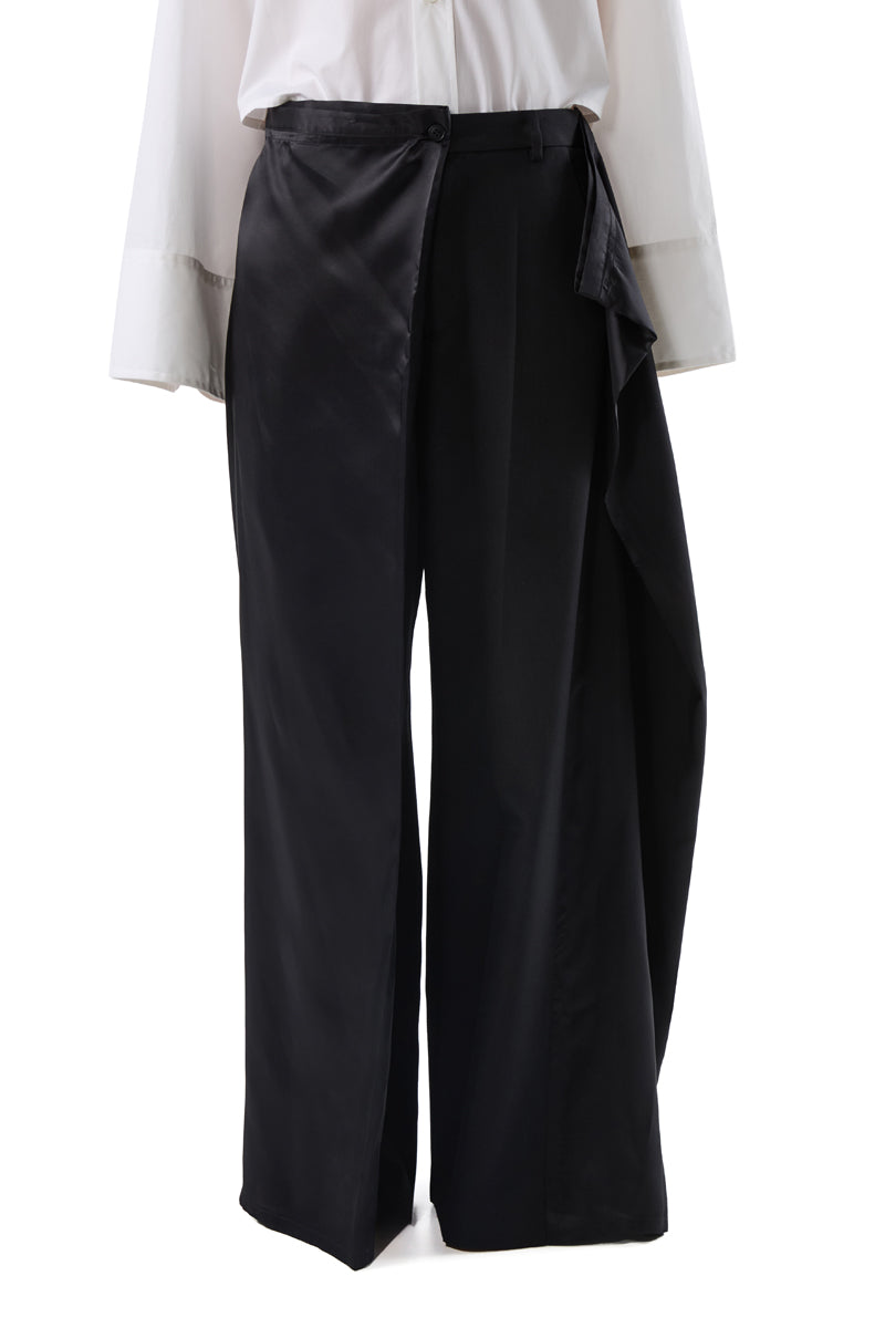 Panelled trousers/Black MM6 MAISON MARGIELA