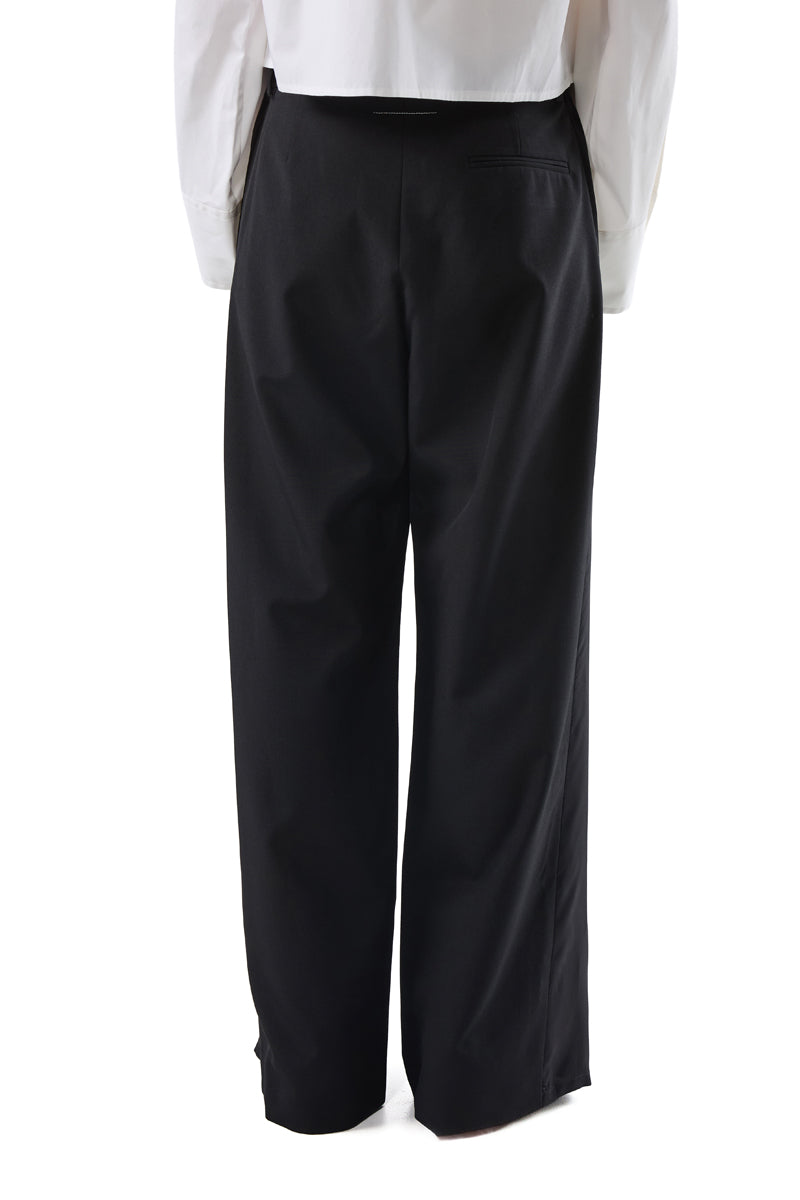 Panelled trousers/Black MM6 MAISON MARGIELA