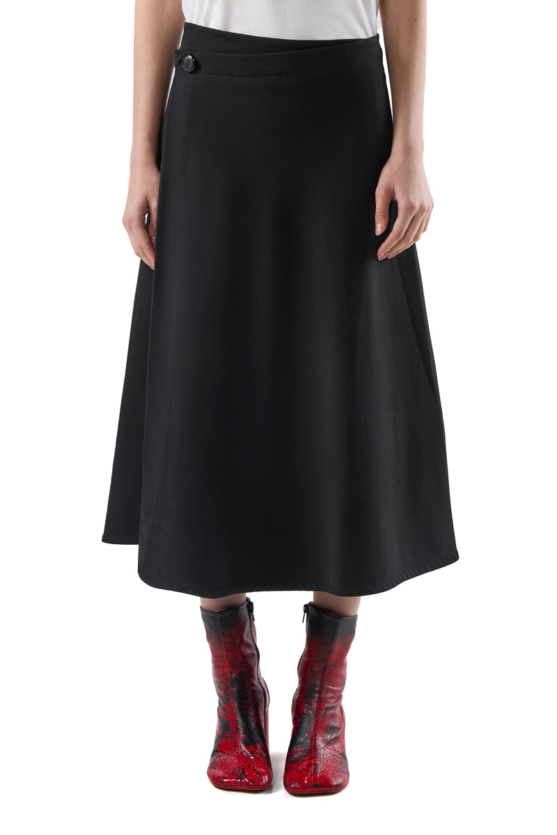 Ivy Wrap skirt/Black PROENZA SCHOULER WHITE LABEL