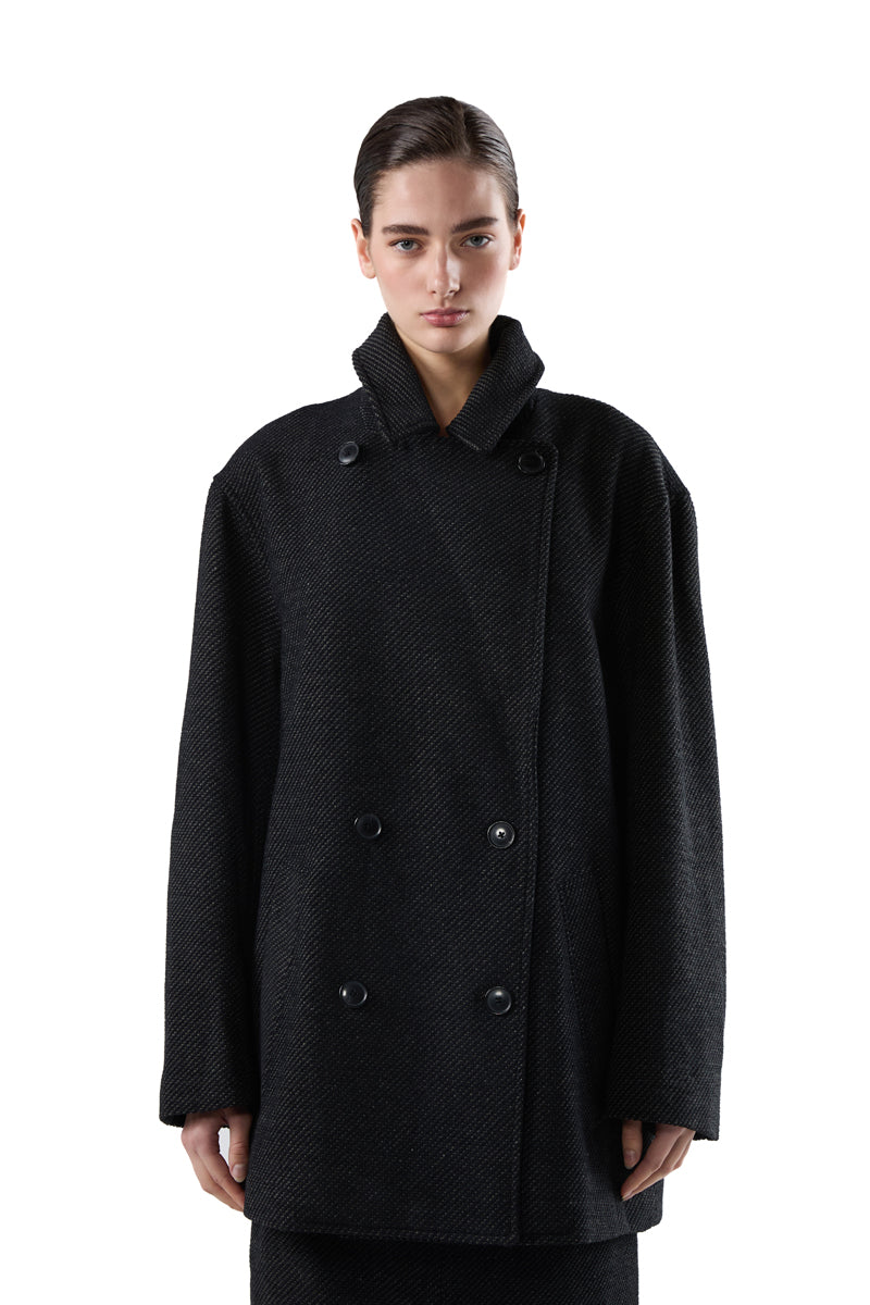 Ronan Wool jacket/Black-Grey PROENZA SCHOULER WHITE LABEL