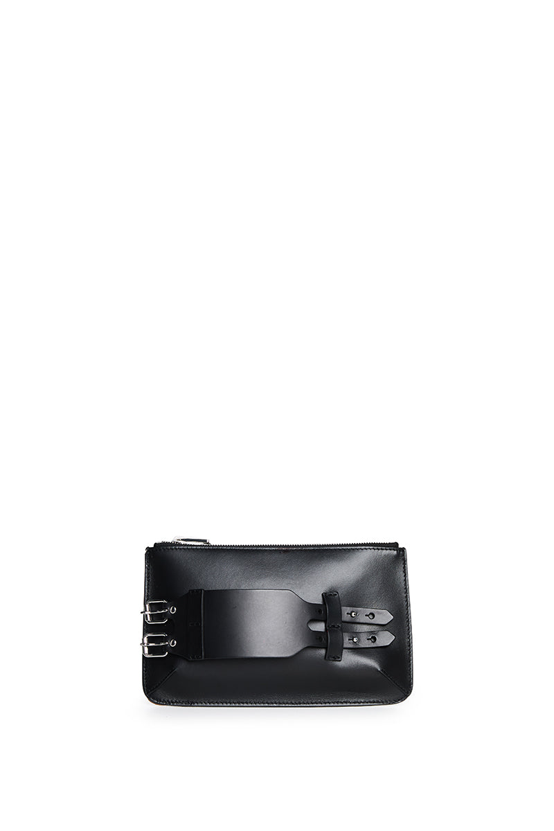 Bracelet clutch bag-Black/Silver MM6 MAISON MARGIELA