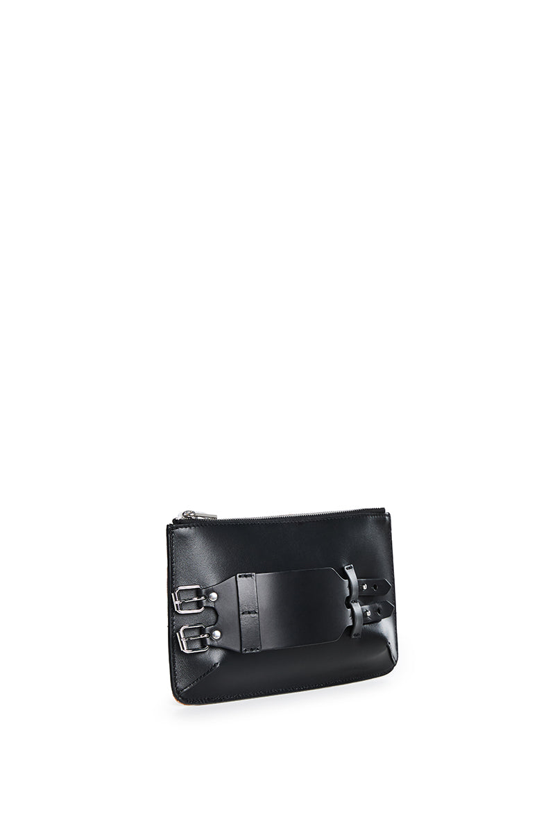 Bracelet clutch bag-Black/Silver MM6 MAISON MARGIELA