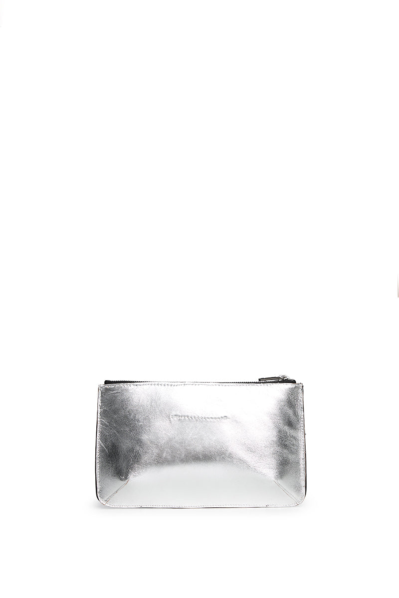Bracelet clutch bag-Black/Silver MM6 MAISON MARGIELA