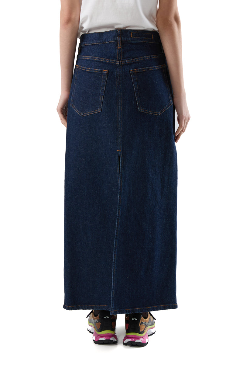 Denim maxi skirt-Blue PROENZA SCHOULER WHITE LABEL