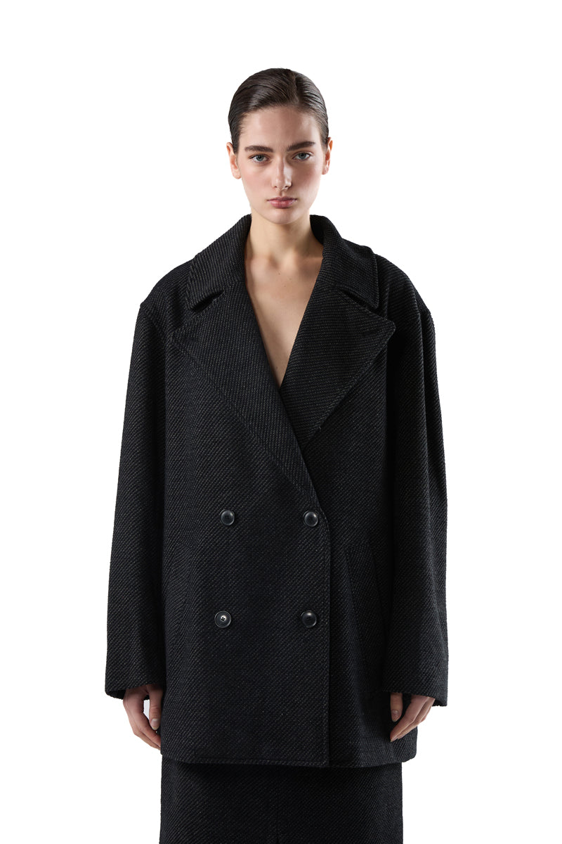 Ronan Wool jacket/Black-Grey PROENZA SCHOULER WHITE LABEL