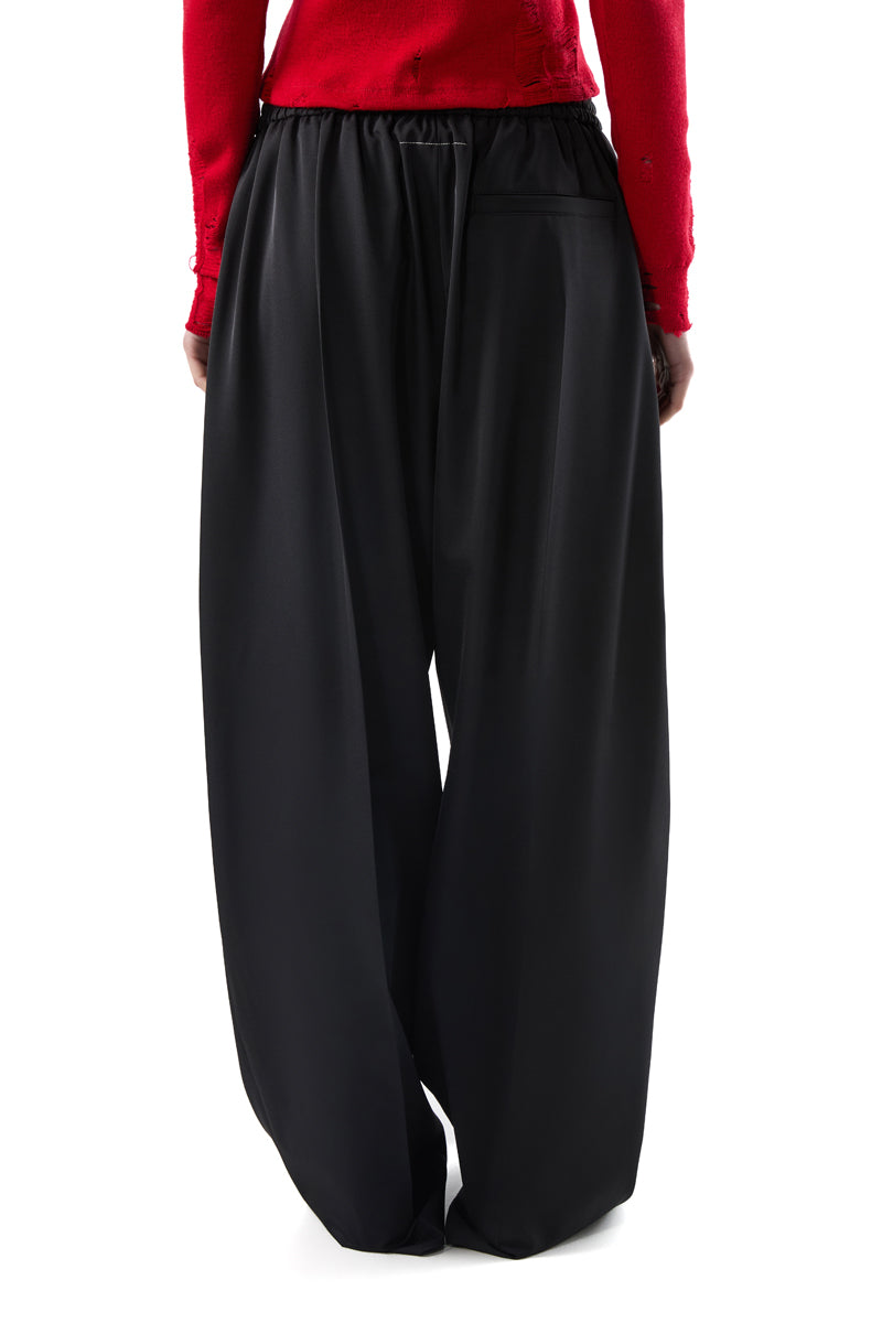 Stretch-design track pants/Black MM6 MAISON MARGIELA
