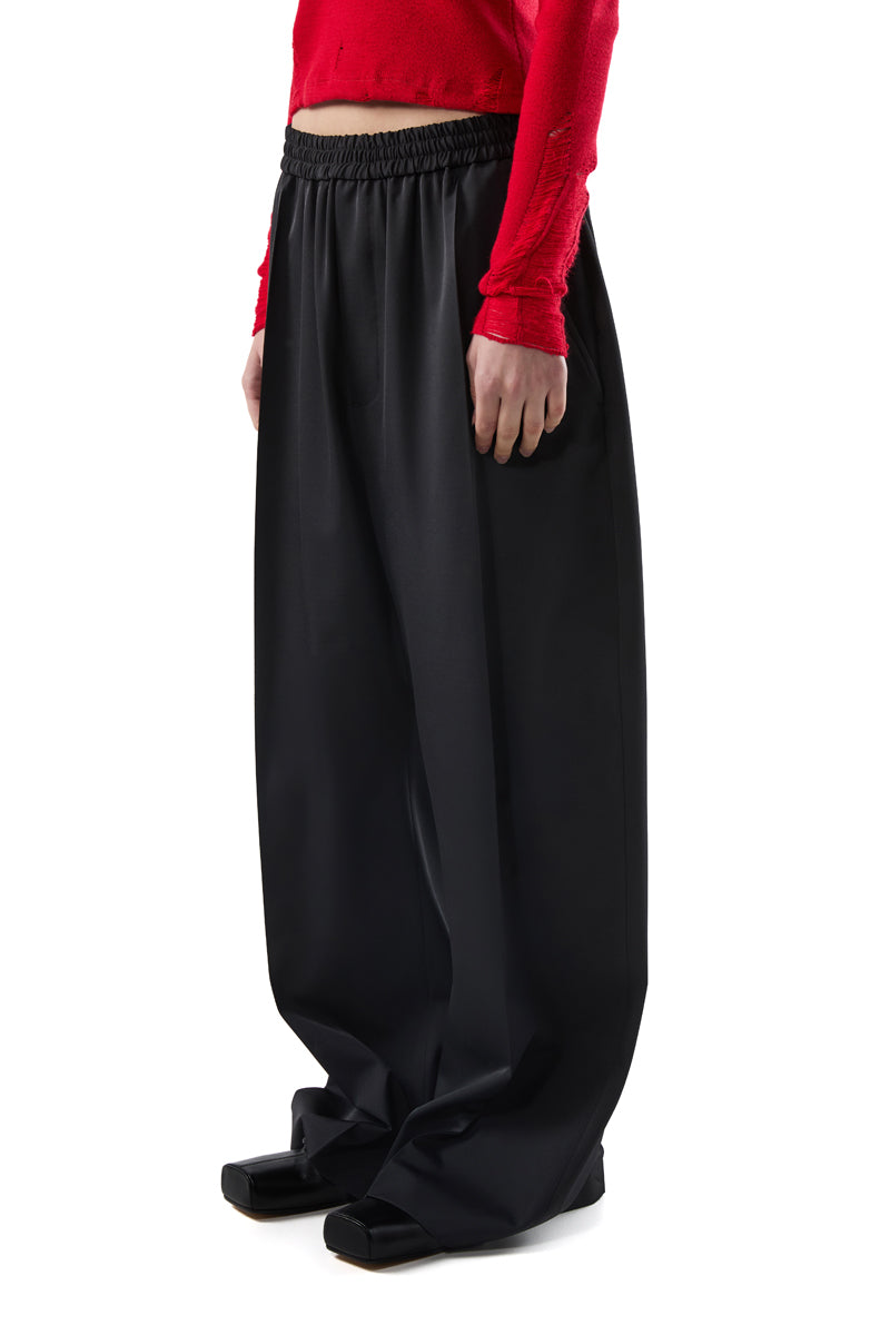 Stretch-design track pants/Black MM6 MAISON MARGIELA