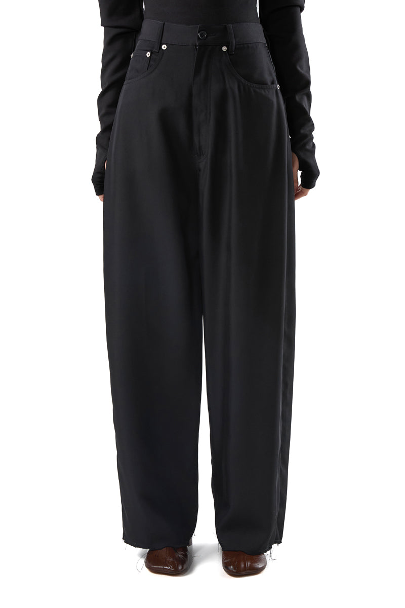 Twill classic five pockets trousers/Black MM6 MAISON MARGIELA