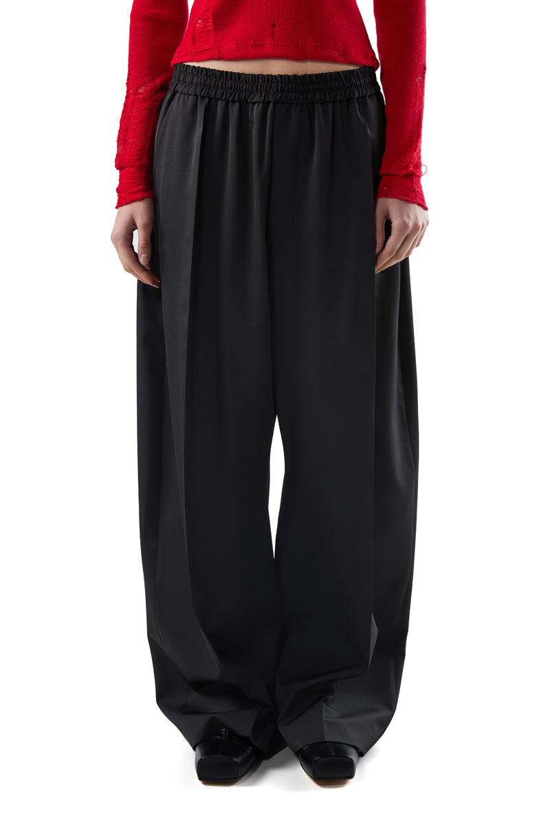 Stretch-design track pants/Black MM6 MAISON MARGIELA