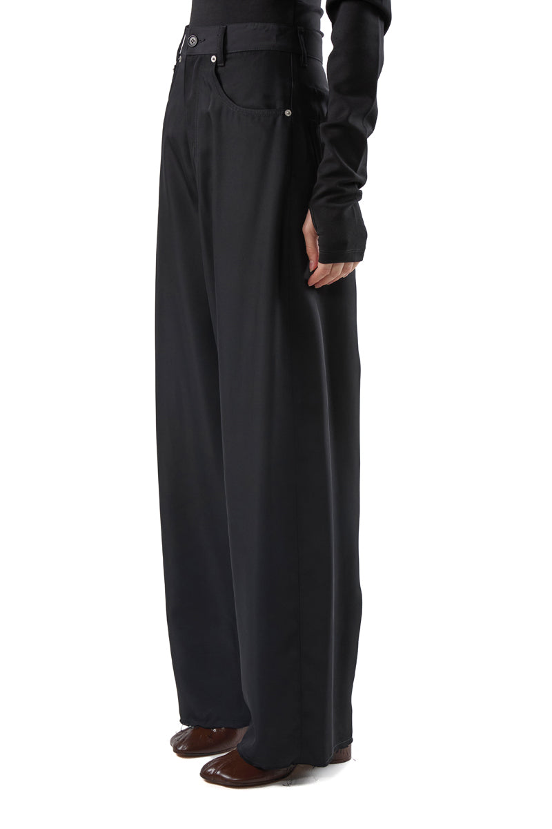 Twill classic five pockets trousers/Black MM6 MAISON MARGIELA