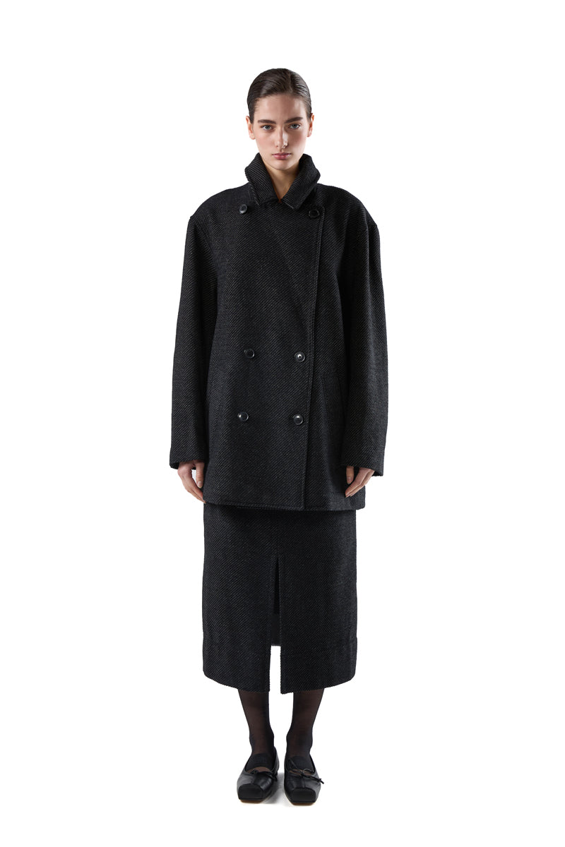 Ronan Wool jacket/Black-Grey PROENZA SCHOULER WHITE LABEL
