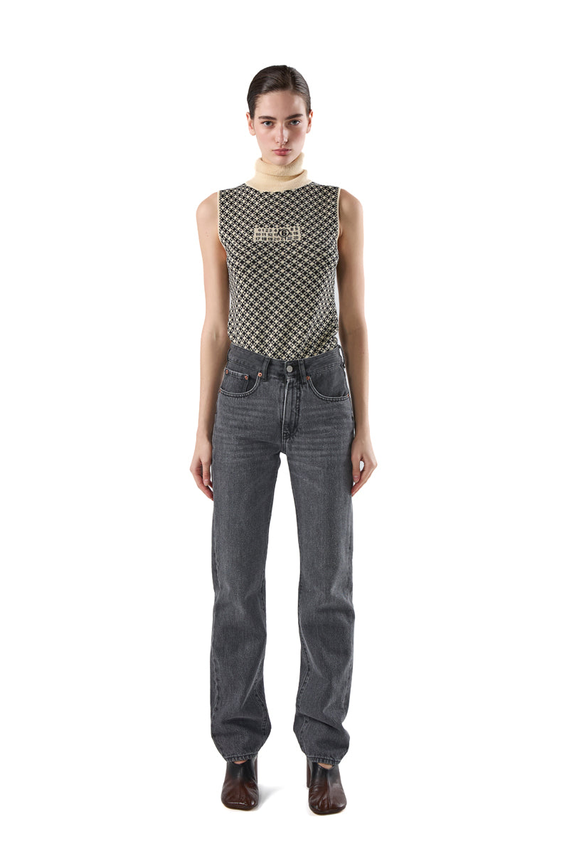 Straight-leg denim-Grey MM6 MAISON MARGIELA
