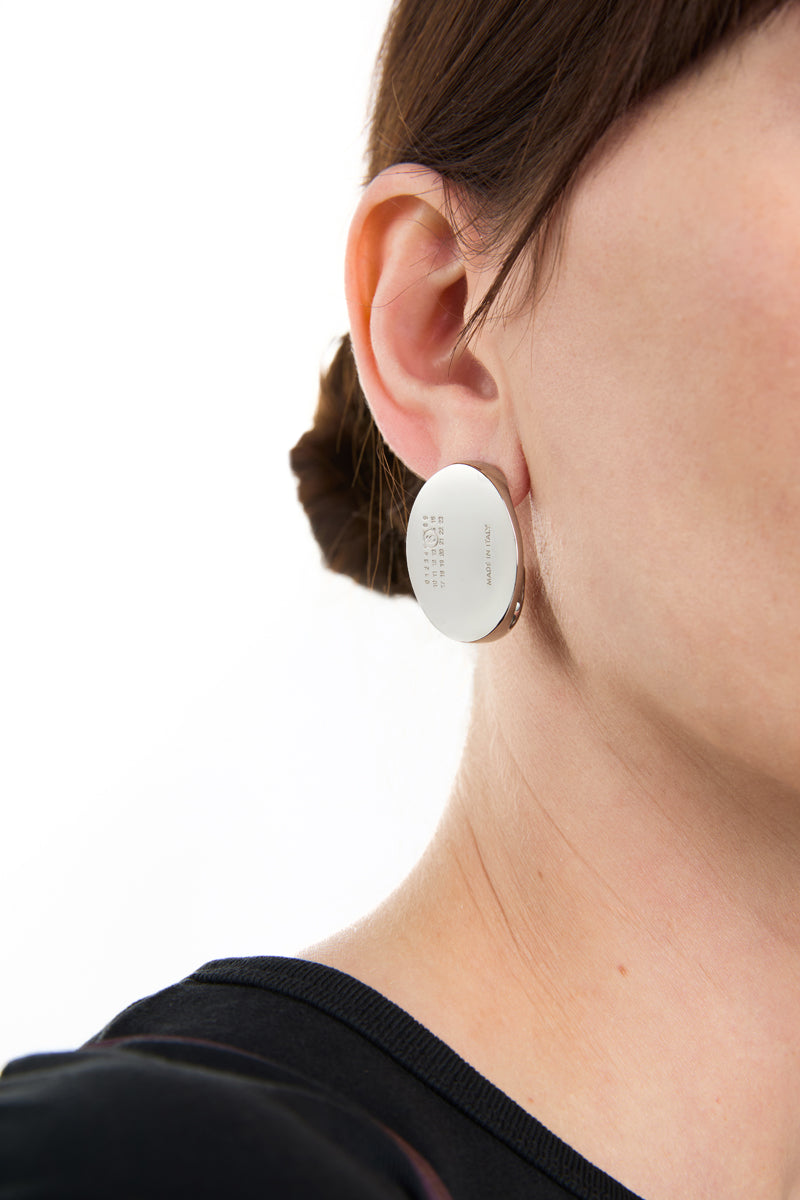 Numeric signet earring/SilverMM6 MAISON MARGIELA
