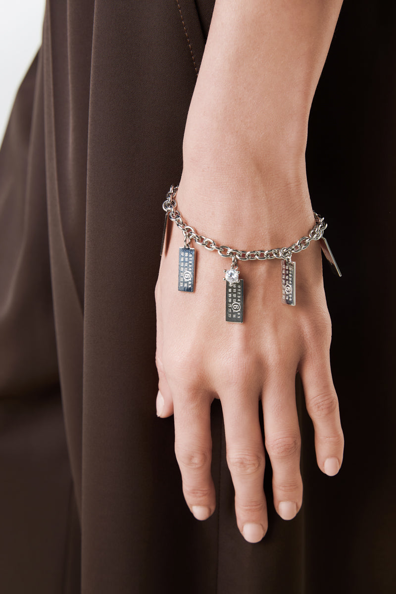 Charms chain bracelet/Silver MM6 MAISON MARGIELA