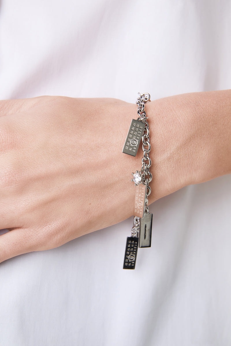 Charms chain bracelet/Silver MM6 MAISON MARGIELA