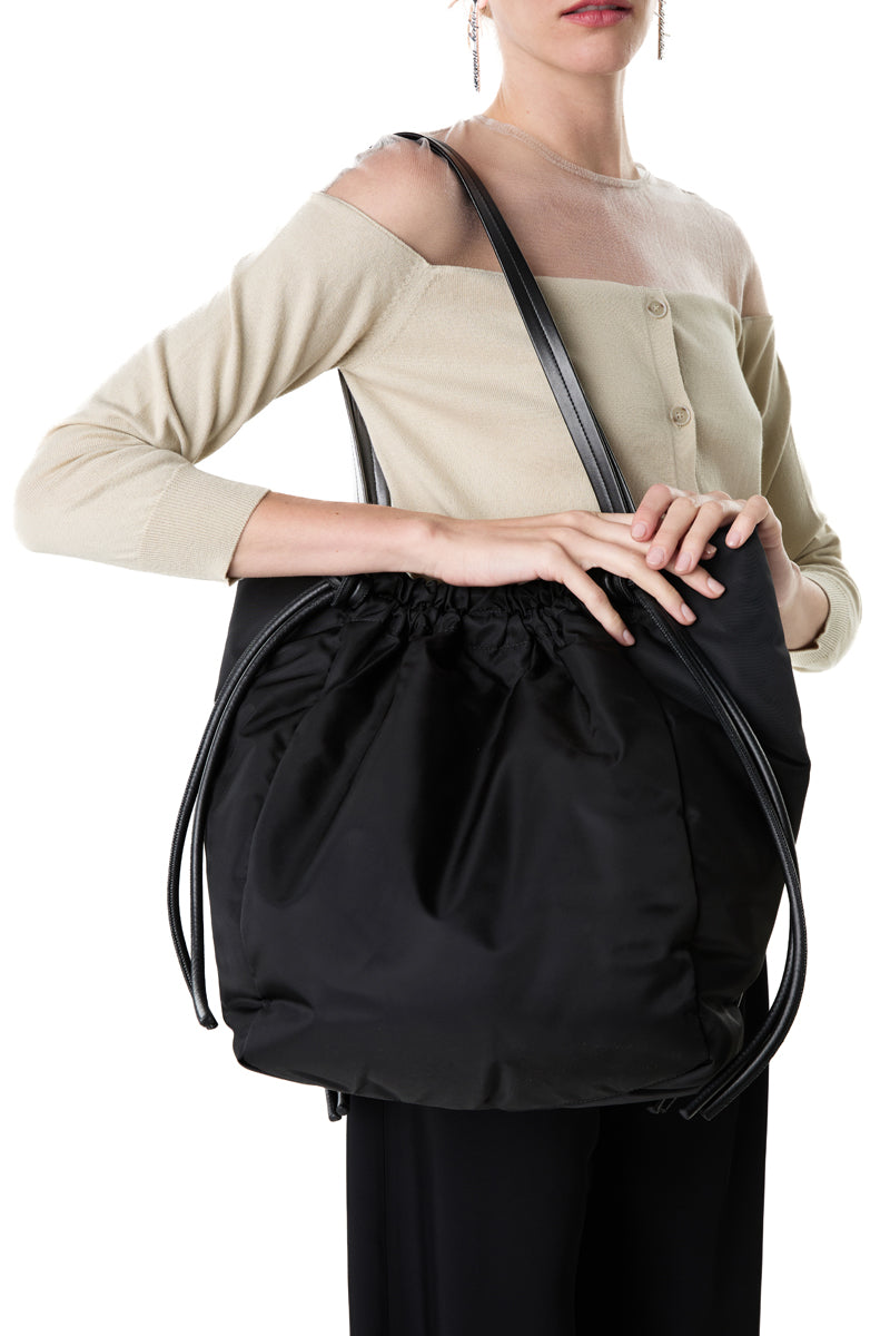 Nylon Drawstring Tote/Black PROENZA SCHOULER