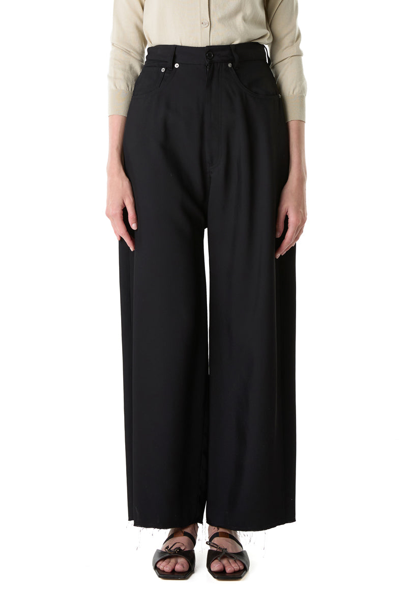 Twill classic five pockets trousers/Black MM6 MAISON MARGIELA