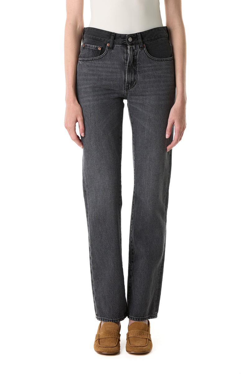 Straight-leg denim-Grey MM6 MAISON MARGIELA