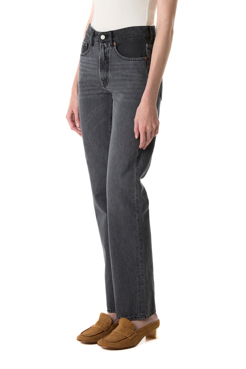 Straight-leg denim-Grey MM6 MAISON MARGIELA