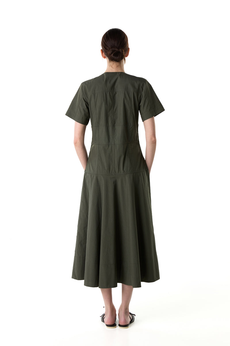 Elisabeth maxi dress/Dark-Green PROENZA SCHOULER WHITE LABEL