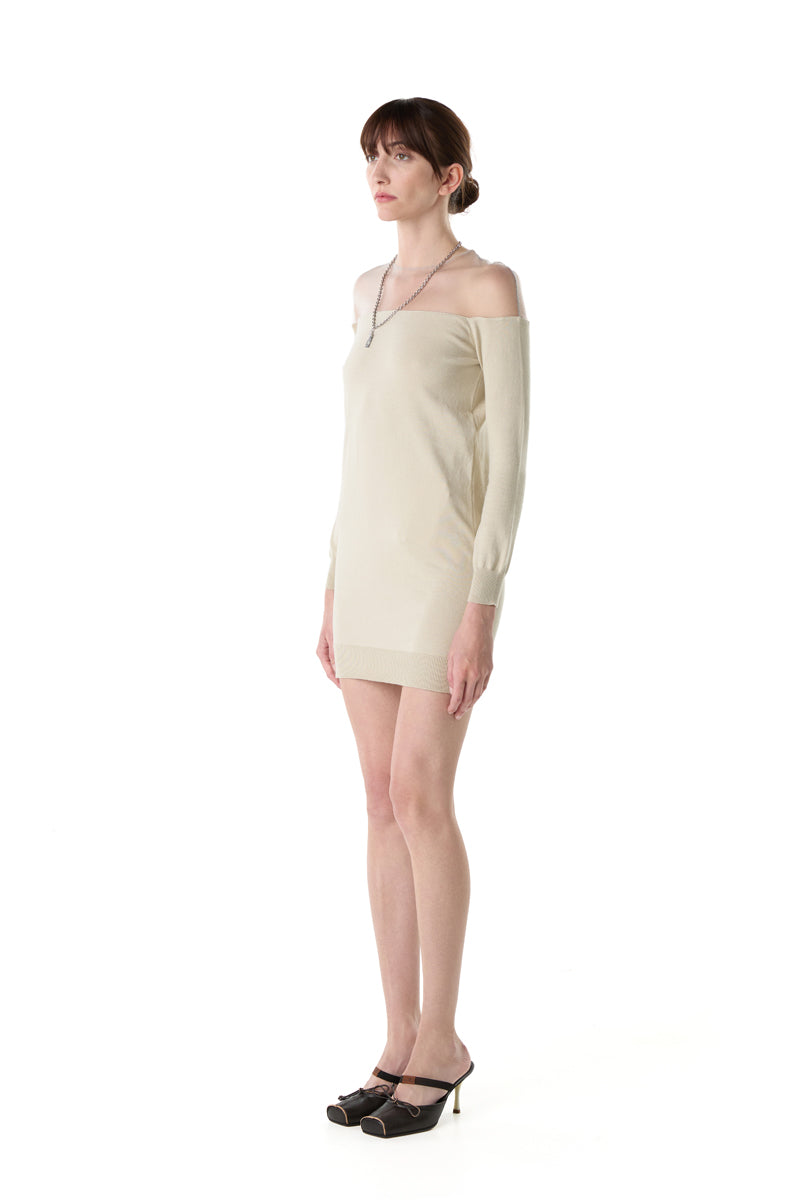 Knit top-dress/Beige MM6 MAISON MARGIELA