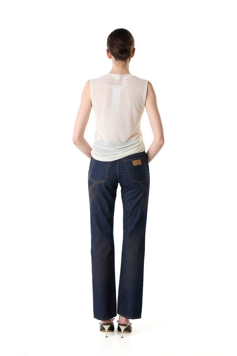 Mesh tank top-White MM6 MAISON MARGIELA