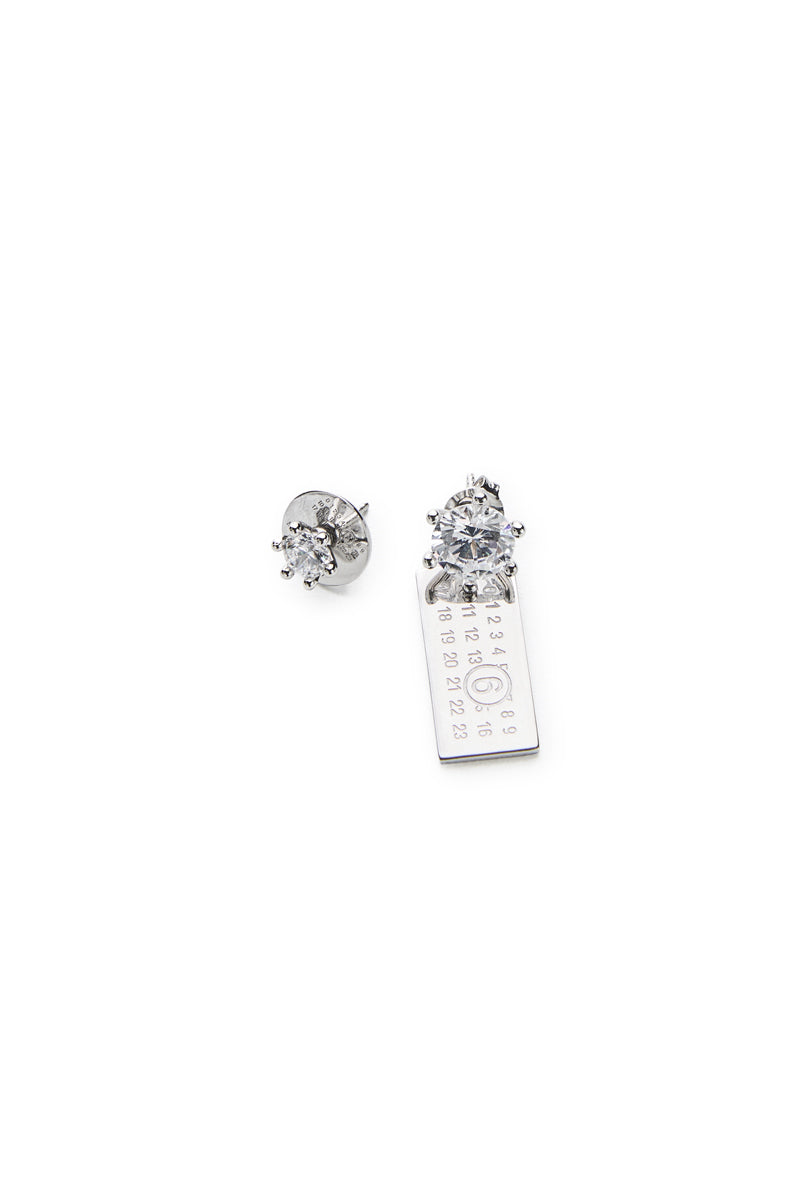 Numeric Charm Earrings/Silver MM6 MAISON MARGIELA