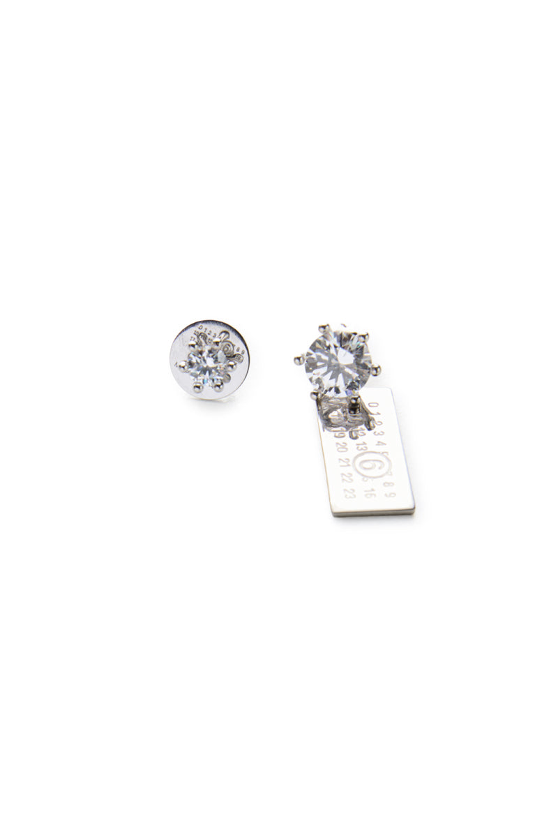Numeric Charm Earrings/Silver MM6 MAISON MARGIELA