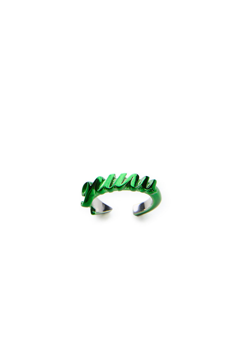 ENJOY MM6 ring/Green MM6 MAISON MARGIELA