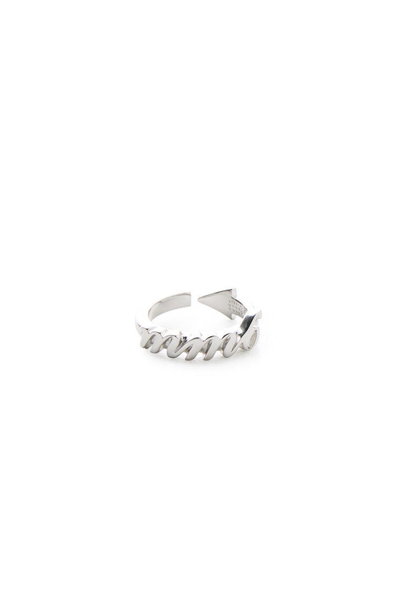 ENJOY MM6 ring/Silver MM6 MAISON MARGIELA