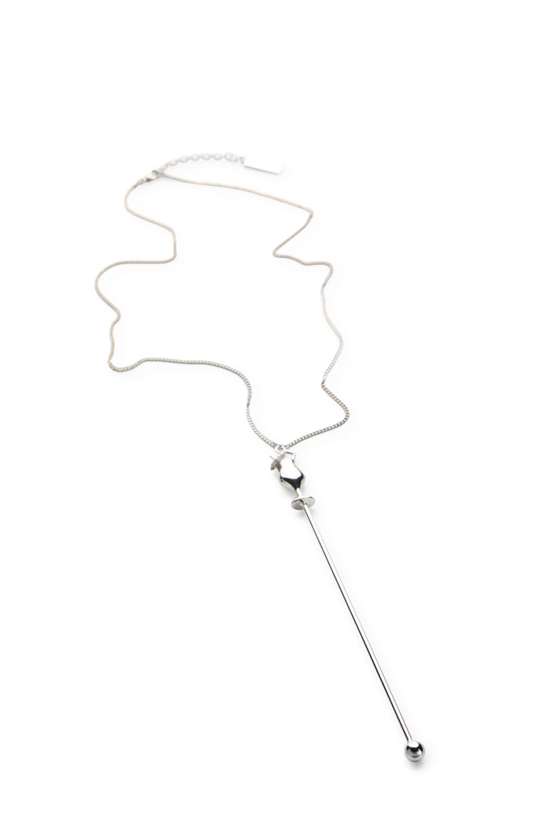 Cocktail pendant necklace/Silver MM6 MAISON MARGIELA