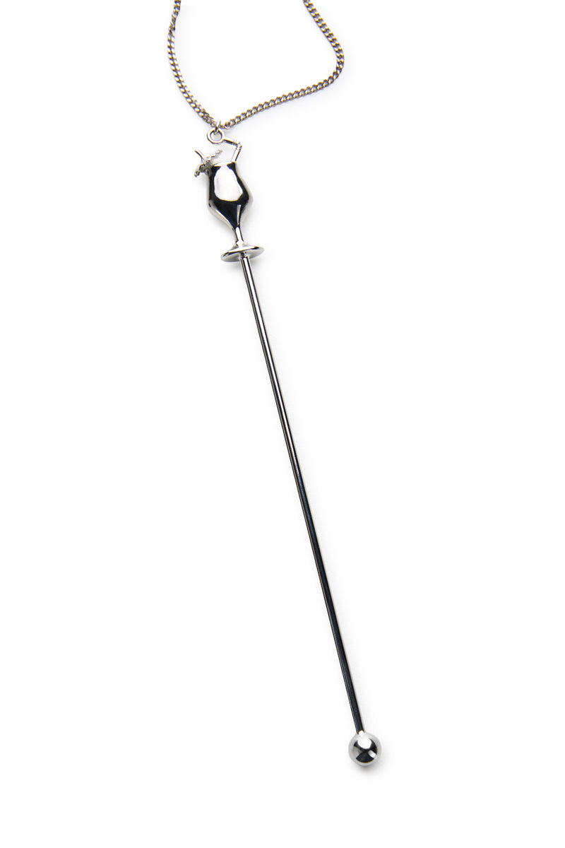 Cocktail pendant necklace/Silver MM6 MAISON MARGIELA