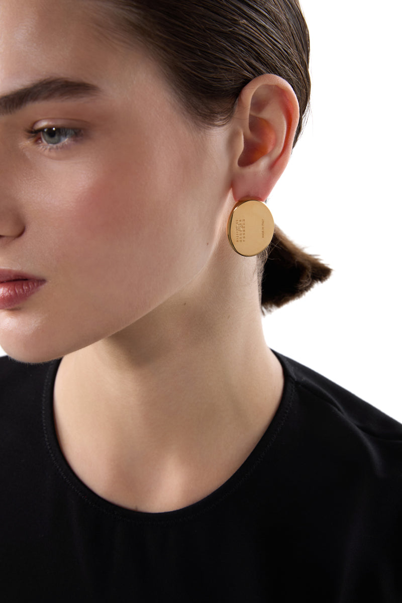Numeric signet earring/Gold MM6 MAISON MARGIELA