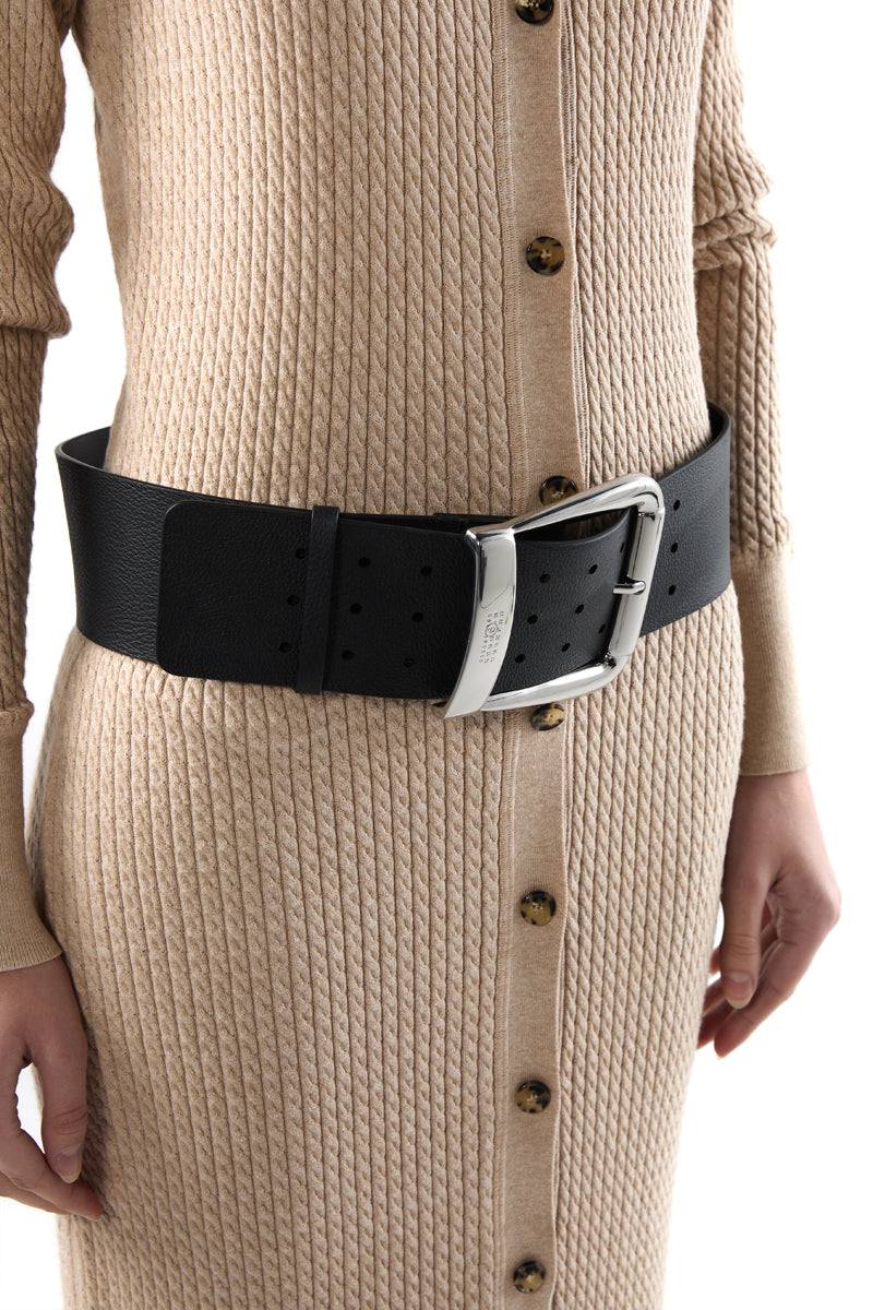 Leather belt-Black MM6 MAISON MARGIELA