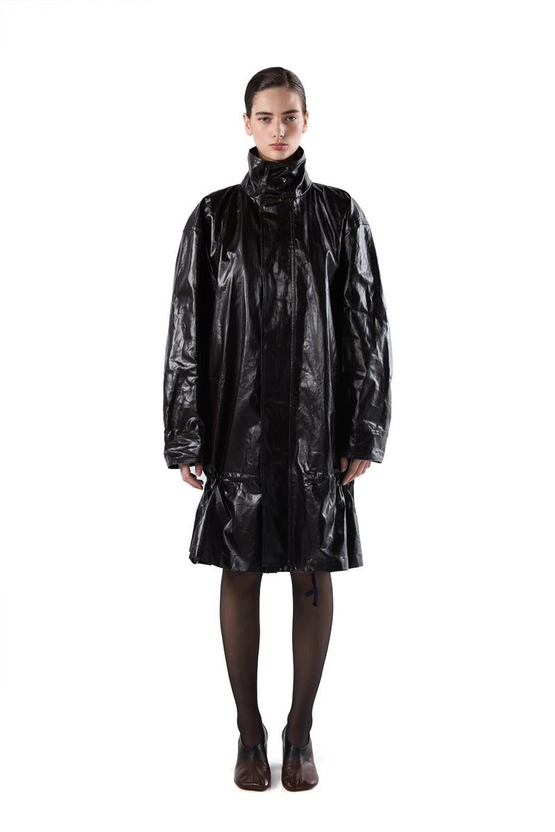 High neck sports Jacket/Dark Brown MM6 MAISON MARGIELA