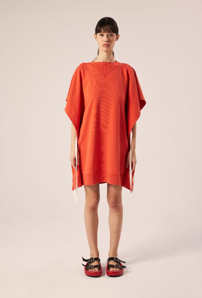 Sweater dress-Orange MM6 MAISON MARGIELA