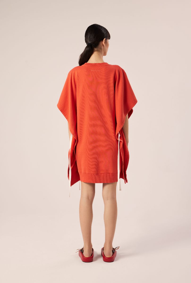 Sweater dress-Orange MM6 MAISON MARGIELA