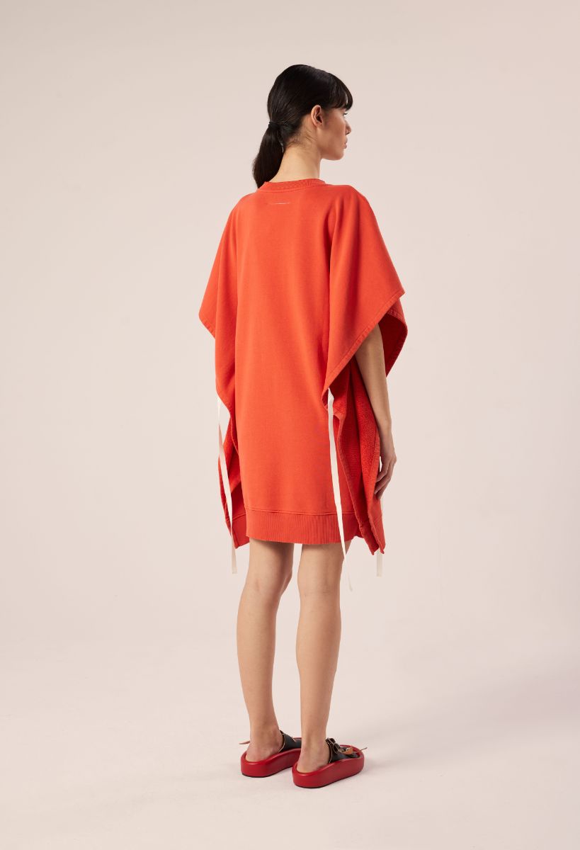 Sweater dress-Orange MM6 MAISON MARGIELA