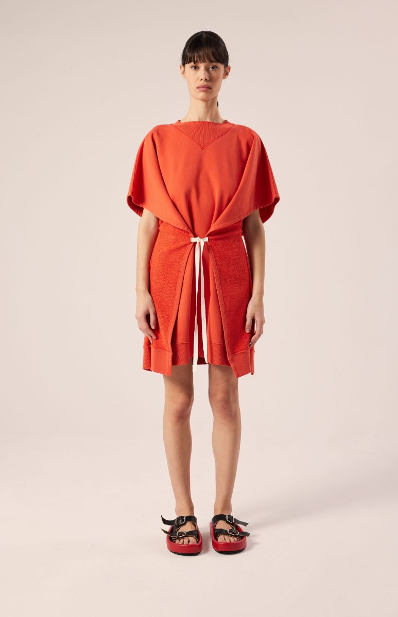 Sweater dress-Orange MM6 MAISON MARGIELA