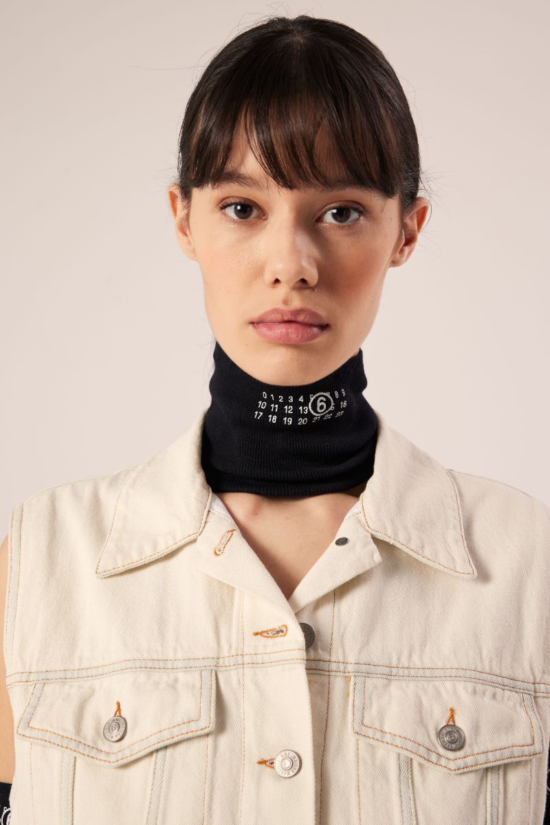 Neck and arm warmers-Black MM6 MAISON MARGIELA