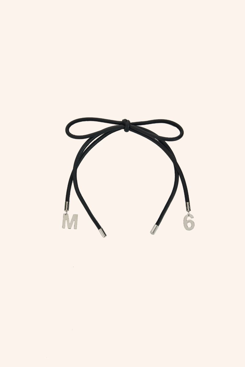 Bow style head piece-Black MM6 MAISON MARGIELA