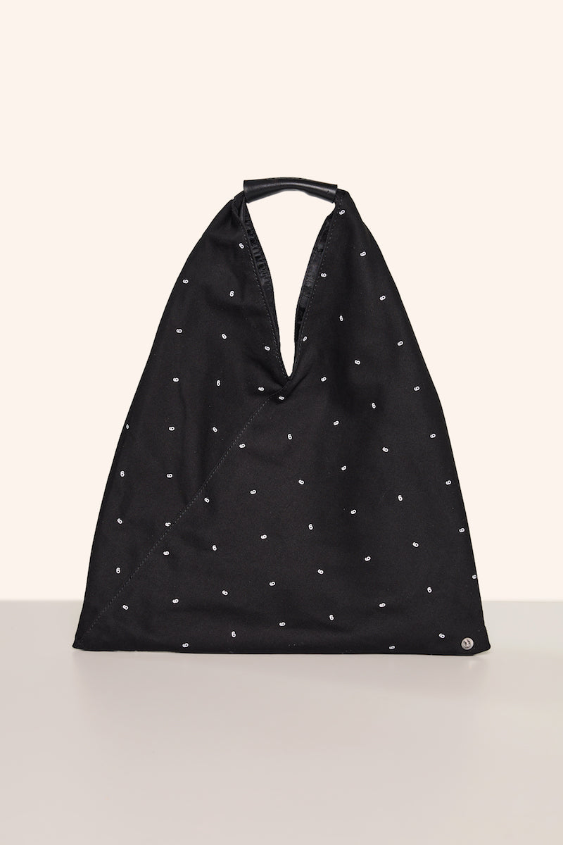 Logo print Japanese tote-Black MM6 MAISON MARGIELA