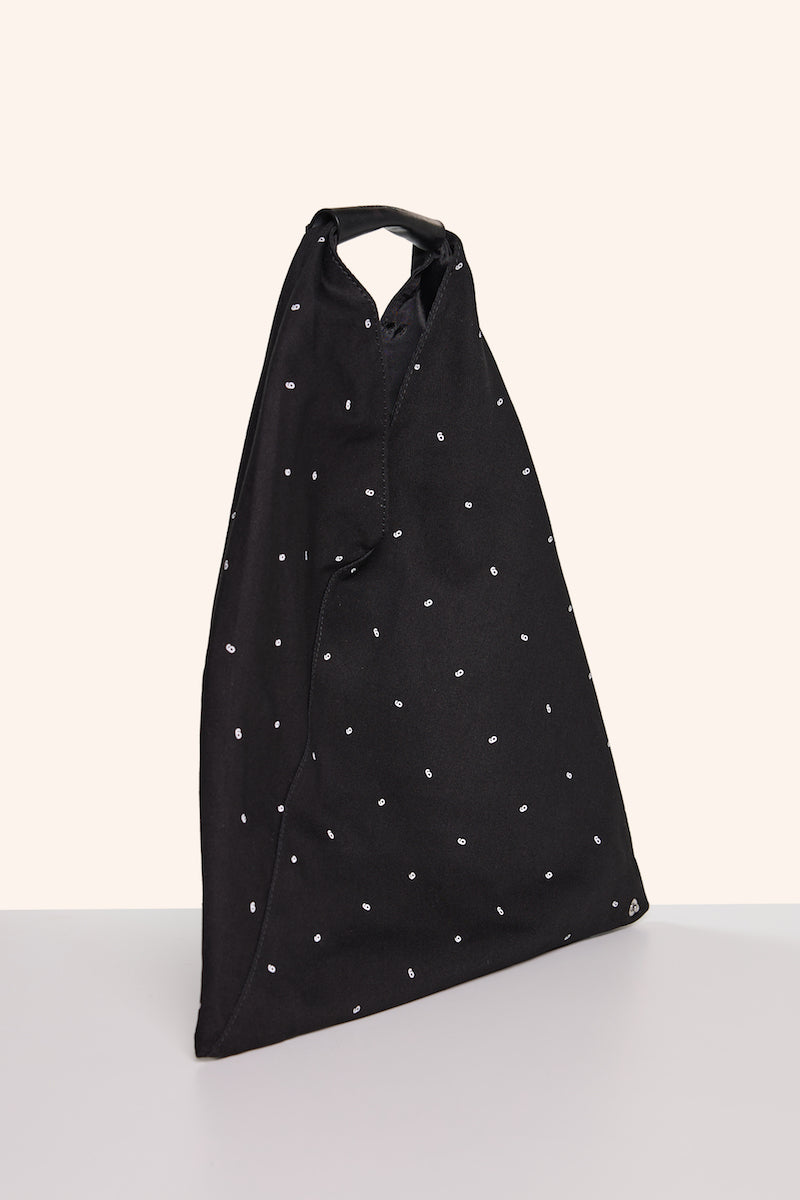 Logo print Japanese tote-Black MM6 MAISON MARGIELA