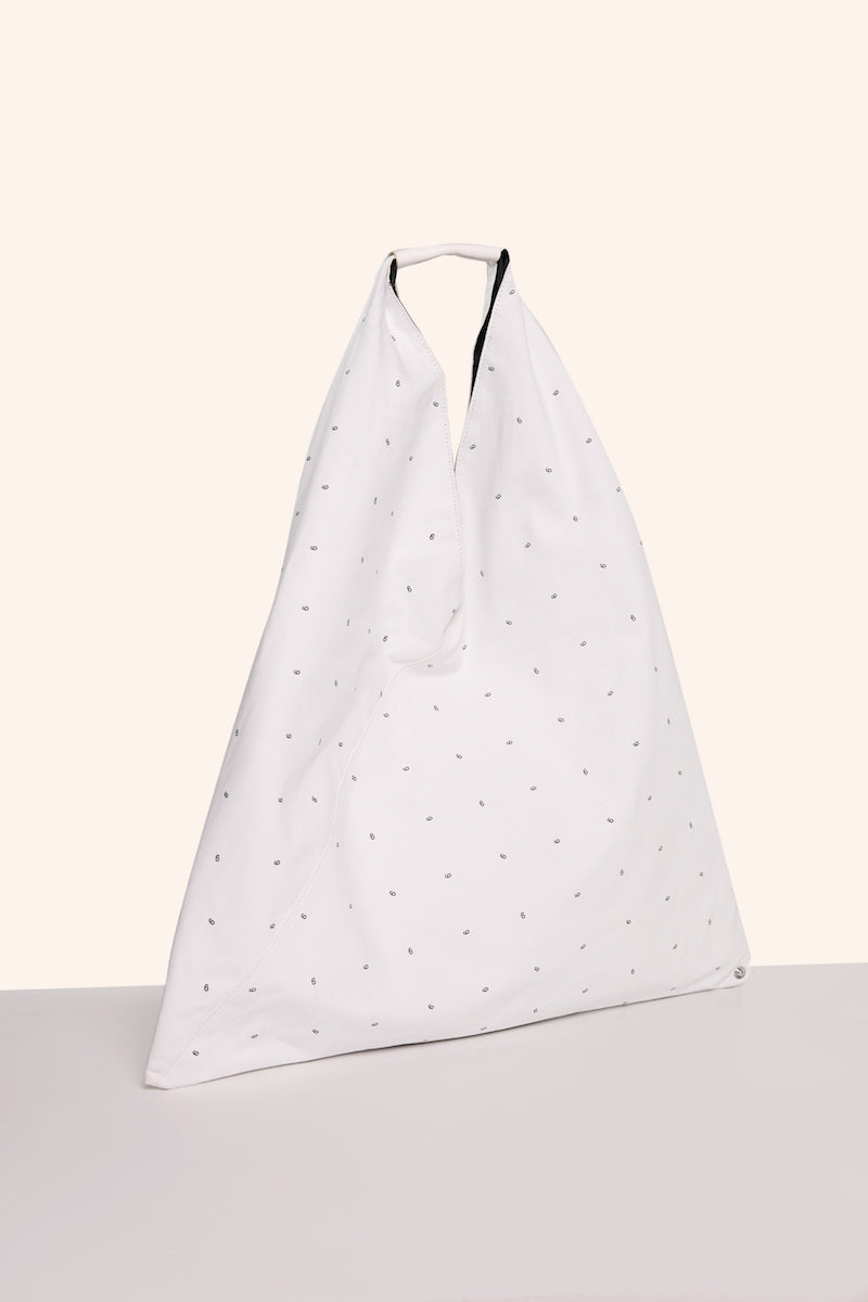 Logo print Japanese tote-White MM6 MAISON MARGIELA