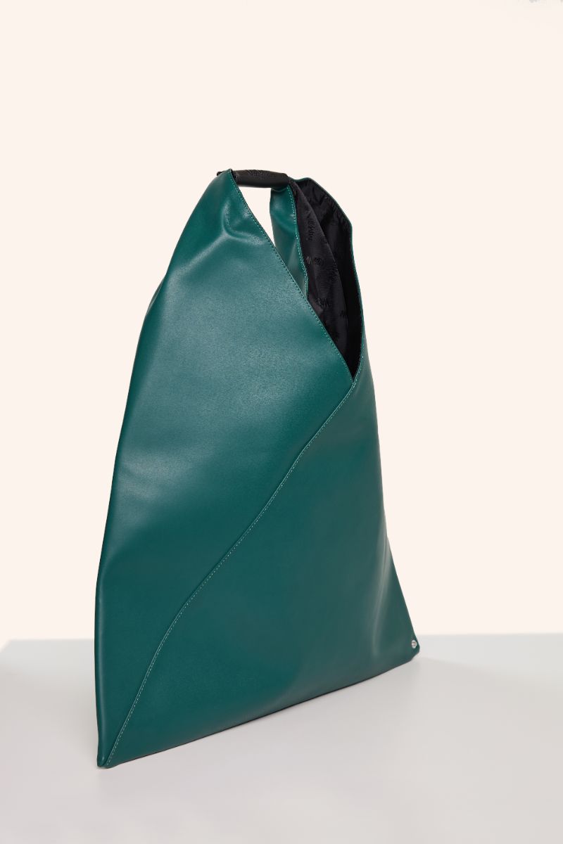 Japanese eco leather tote bag-Green MM6 MAISON MARGIELA
