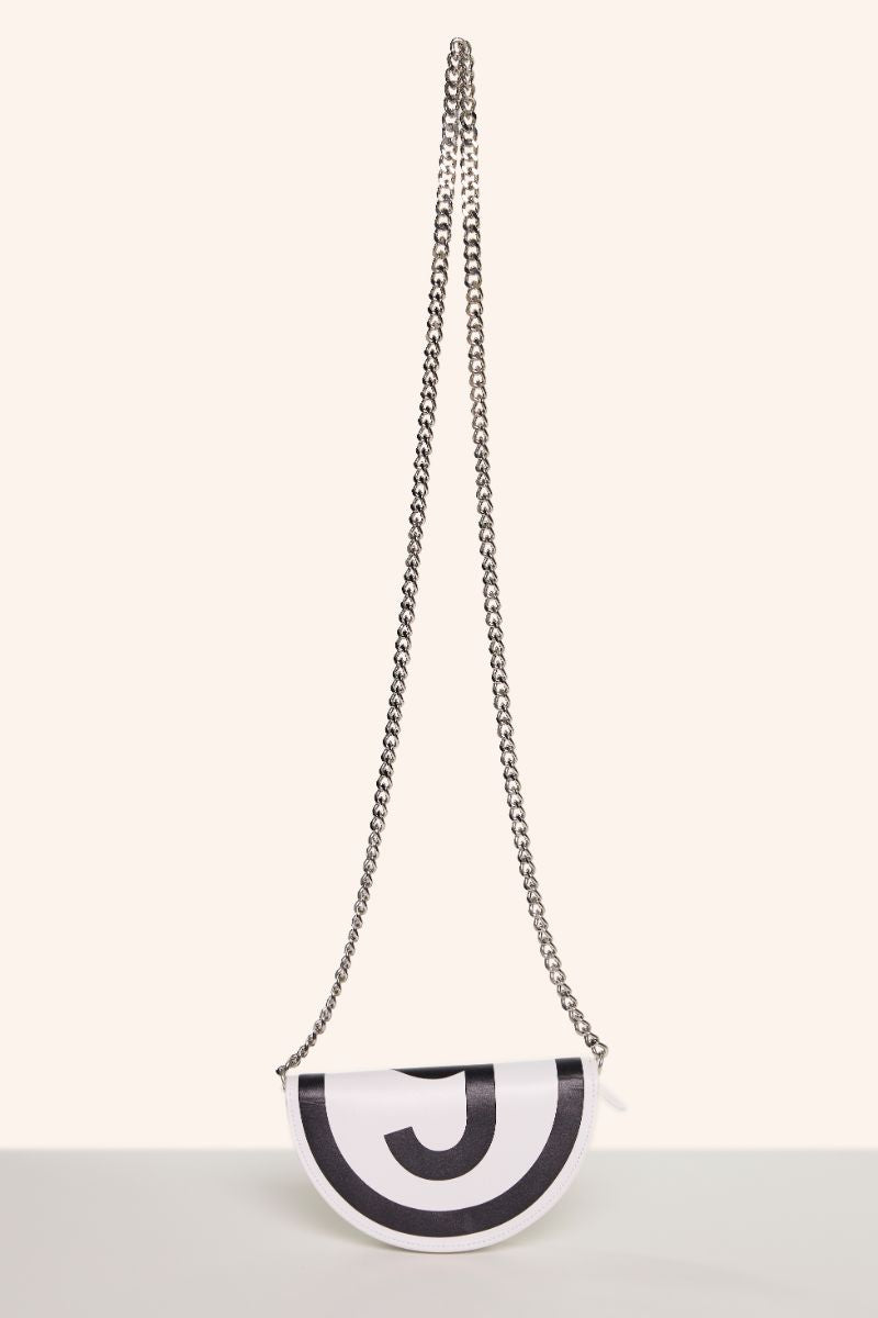 Logo print crossbody bag-White MM6 MAISON MARGIELA